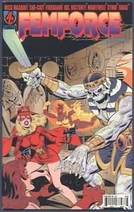 Femforce #147 VF AC Comics Gargantarama #10 Flip Book Miss Masque Machlan HTF - Photo 1/2