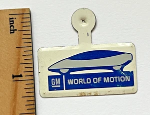 General Motors GM Fair World of Motion Metal Tab Advertising - Bild 1 von 2