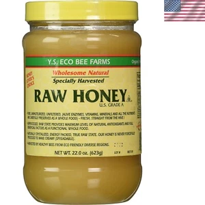 Organic Raw Honey - 22 oz Pack of 3 - Unfiltered & Cholesterol-Free Delight - Picture 1 of 3
