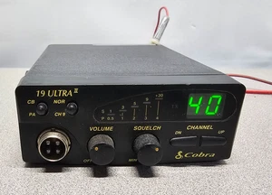 Vintage Cobra 19 Ultra II CB Radio 40 Channel Transceiver - Tested Works! - Picture 1 of 7