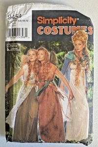 Simplicity Costumes 9454 Pattern Size HH 6,8,10,12 Uncut Halloween Vintage 2000 - Picture 1 of 2