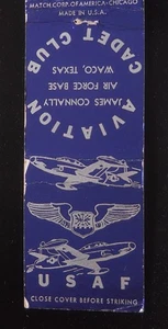 Club de cadetes de aviación de la USAF de la década de 1950 James Connally Base de la Fuerza Aérea Waco TX McLennan Co - Imagen 1 de 2