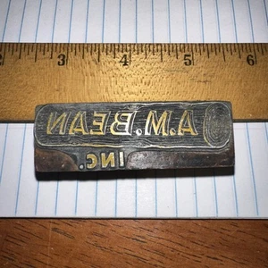 Printing Block ( A.M. BEAN Inc. ) - Picture 1 of 6