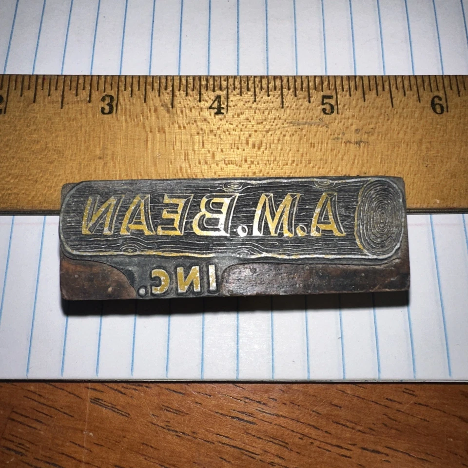 Printing Block ( A.M. BEAN Inc. ) - Image 1 of 4