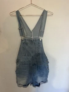 womens denim overalls (medium) v Back - Picture 1 of 2