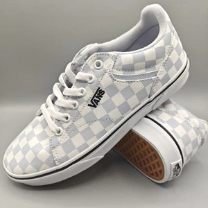 Vans Seldan Sneaker Women's Size 8 Checkerboard Light Blue/White - Picture 1 of 11