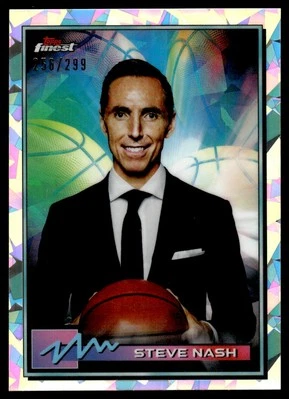 2021-22 Topps Finest Atomic Steve Nash 256/299 #38 - Image 1 of 2