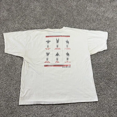 Camiseta de Fútbol Árbitro Divertida Señales Oficiales ESPN De Colección 2XL Disney Foto 1 de 4