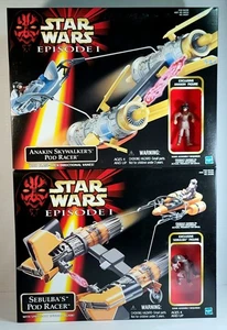 Star Wars: Episodio 1 Anakin Skywalker y Sebula Pod Racers Sellado 1998 Hasbro - Imagen 1 de 7