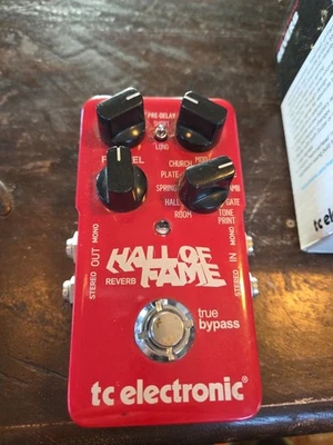 TC Electronic Hall of Fame Reverb Guitar Effect Pedal - Image 1 of 4