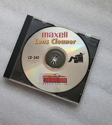 Limpiador de lentes láser Maxell DVD/LC/DVD sistema de cepillo Thunderon Foto 1 de 4