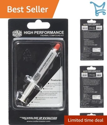High Performance White Thermal Paste for CPU GPU Cooling Water Based 1oz - Image 1 of 4