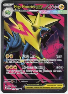 Mega Manectric ex - Ultra Rare ME01: Mega Evolution 158/132 LP-NM - Picture 1 of 2