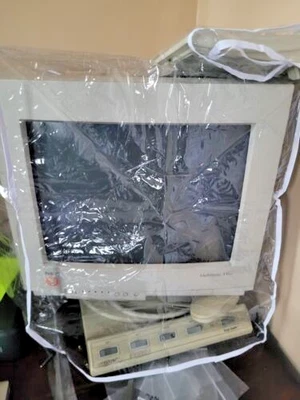 CRT Computer Monitor and Keyboard Dust Cover Set, Clear Vinyl - Image 1 of 4