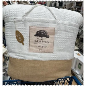 Oak & Prairie Comforter Set White Full/Queen New - Picture 1 of 1