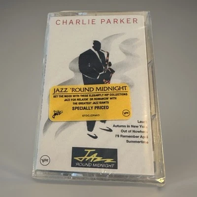 Charlie Parker - Jazz 'Round Midnight - Cassette ✨Sealed✨ - Image 1 of 3