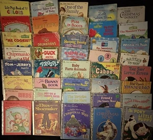 40 Lot Of Little Golden Books Vintage and Modern Stories 1946-1996 - Picture 1 of 7