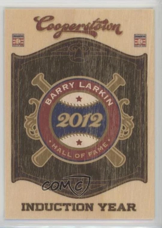 2012 Panini Cooperstown Hall of Fame Classes Induction Year Barry Larkin #20 HOF - Image 1 of 2