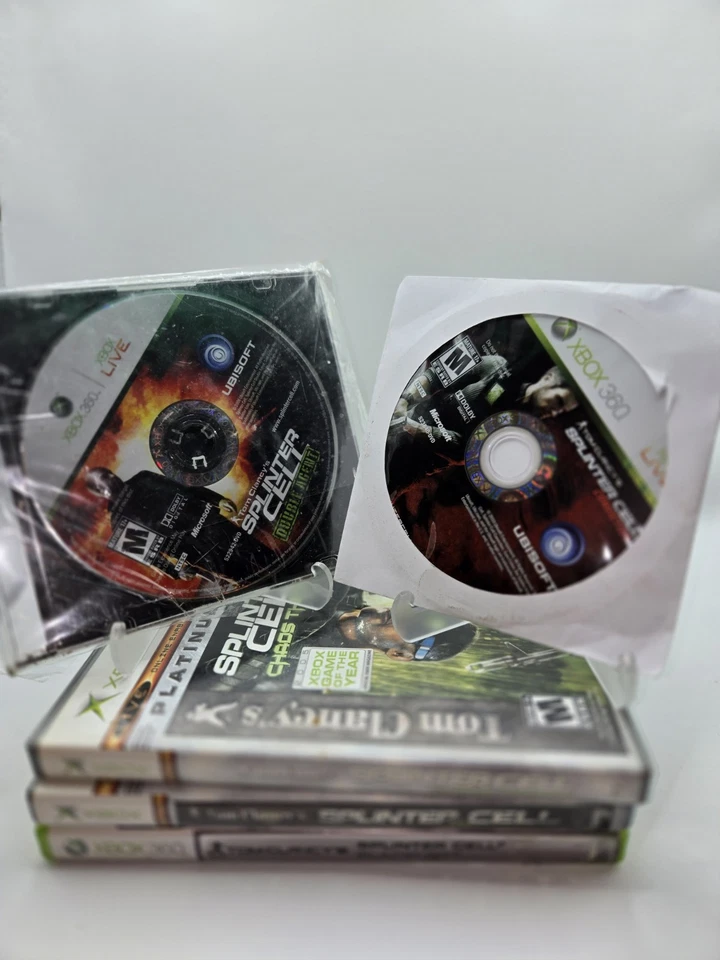 ﻿Lote Coleção de Jogos Tom Clancy's Splinter Cell 5 Xbox e Xbox 360 - Imagem 1 de 4
