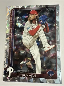Matt Strahm-2025 Topps Serie 2 Diamante Foil #672 Phillies - Foto 1 di 2