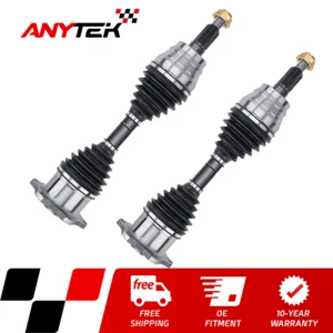 Pair Front CV Axle Shaft for Chevy Silverado GMC Sierra 2500 3500 2500HD 4WD - Picture 1 of 6