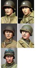 Alpine Miniatures 1/35 US Infantry Head Set #4 (5pcs)
