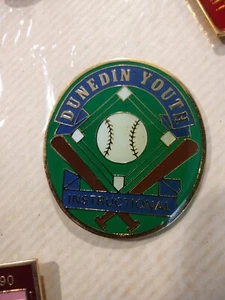 Vintage Little League World Series Baseball Trading Pin Dunedin Florida Youth In - Picture 1 of 1