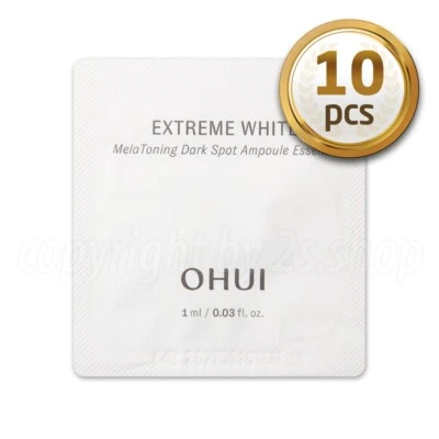 O HUI Extreme White Melatoning Dark Spot Ampolla Essence 1 ml x 10 piezas OHUI Foto 1 de 2