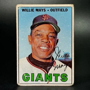 1967 Topps Baseball #200 Willie Mays Vintage San Francisco Giants Salón de la fama - Imagen 1 de 2