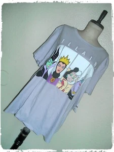Maglietta Disney Villains Lilac Forever 21 Ursula Crudelia Regina Cattiva 3X - Foto 1 di 7
