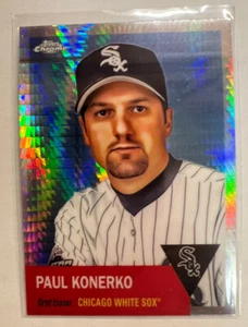 Topps 2022 cromo platino Paul Konerko plata prisma - Imagen 1 de 2