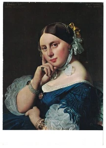 Ingres 1780-1867•Mme Ingres•French Neoclassical Art POSTCARD - Picture 1 of 1