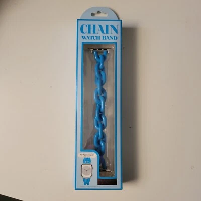 Pulsera de cadena azul Prime Connect Apple Watch serie 1-6/SE 42/44/45/49 mm Foto 1 de 4