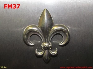 magnete frigorifero steampunk francese fleur de lis lys giglio araldico scout #FM37 - Foto 1 di 4
