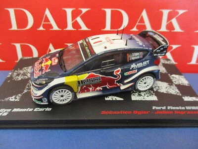 Die cast 1/43 Modellino Auto Ford Fiesta WRC Rally Monte Carlo 2018 S. Ogier - Immagine 1 di 4
