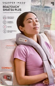 Sharper Image - Realtouch Shiatsu Plus Cordless Neck Massager - Gray (1016968) - Picture 1 of 3