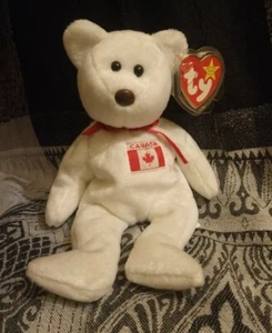 Ty Beanie Babies - Arce con Nariz Marrón - Canadá - Etiquetas y Protector - 9d* - Imagen 1 de 7