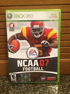 X BOX 360 Live NCAA 07 Football-Case, Disc & Instructions-in Very Good Condition - Bild 1 von 2