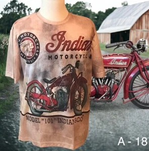 New Indian Motorcycle Lightweight T-Shirt 100% Polyester Size L - Picture 1 of 10