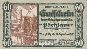 pöchlarn Notgeld the City pöchlarn bankfrisch 1920 60 bright - Picture 1 of 1