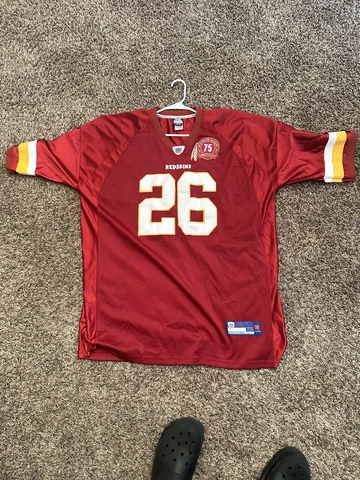 AUTHENTIC CLINTON PORTIS #26 WASHINGTON REDSKINS 75th ANNIVERSARY JERSEY SIZE 60 Cover