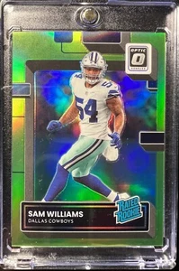 2022 Donruss Optic Lime Verde Sam Williams Valutazione SSP Rookie /35 #269 - Foto 1 di 2