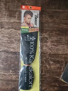 Kanekalon Braiding Hair Color 1 - Picture 1 of 8