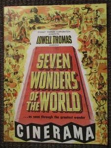 Lowell Thomas Production Seven Wonders of the World Booklet - Picture 1 of 17
