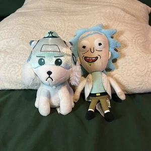 Rick and Morty Plush Funko Stuffed Animal Rick And Snowball Collectible 2 - Picture 1 of 4