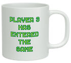 Player 3 Has Entered the Game White 10oz Novelty Gift Mug Cup