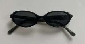 FABULOUS VINTAGE 90s SOINTU 140 SUNGLASSES, BLACK/GREEN FRAMES - Picture 1 of 3