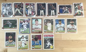 (17) card San Francisco Giants lot-Mays - Clark 35th, Fitzgerald MD, Jung Ho Lee - Picture 1 of 6