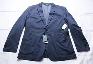 Perry Ellis Men's Slim Fit Stretch Washable Suit Jacket CD4 Medium Navy Size 42S - Picture 1 of 6