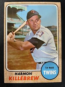 1968 Topps #220 Harmon Killebrew Baseball Card Minnesota Twins v26